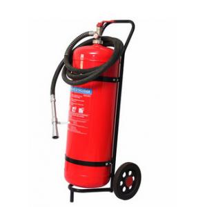 China Wheeled 25 Kg DCP Fire Extinguisher , Easy Operate Trolley Fire Extinguisher supplier