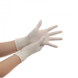 Eco Disposable Surgical Rubber Gloves Smooth Surface Milky White Usp Grade