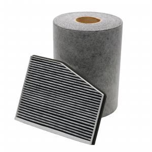 PP Cloth Activated Carbon HVAC Filter Media Roll For Auto Cabin Air Filter