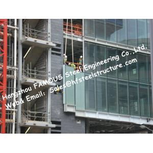 China Structural Aluminum Framed Glass Façade Unitized Curtain Wall System with Low-E Coating Film Insulation supplier