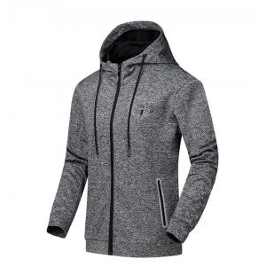 Richee Long Sleeve Mens Athletic Zip Up Jacket 230g Mens Sports Hoodie