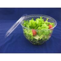 China OEM Customized Shape Disposable Plastic Salad Bowl With Lids on sale
