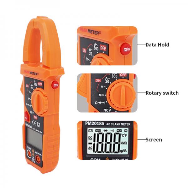 Smart Consise version AC Digital Clamp Meter Auto Power Off Continuity NCV