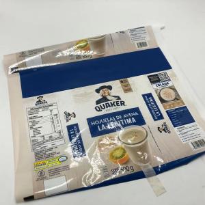 China 90mic Heat Seal Aluminium Foil Bag For Food Packaging PS PE Glue supplier