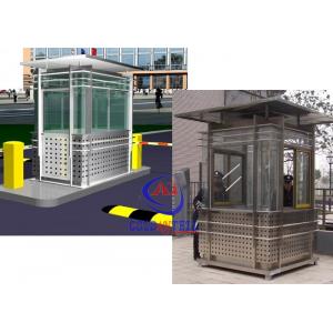 Prefabricated Safety Guard Kiosk , Sentry Garden Shed Ce Approved