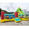 China Digital Printing Minion Commercial Bouncy Castles Children Combo Slide wholesale