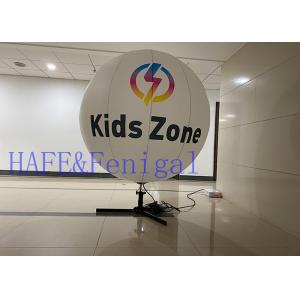 China 3m Decorations Inflatable LED Light Balloon Outdoor Custom Stand 400W RGB supplier