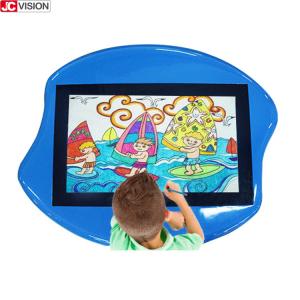 China Android Indoor Digital Signage Displays Kids Interactive 8ms Smart Touch Screen Table 43 Inch supplier