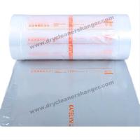 China Clear Dry Cleaning Poly Garment Bags For Dry Cleaning Shops Customized Size on sale