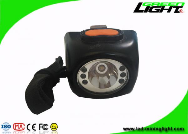 Long Life Span Miners Cap Lamp 8000 Lux With 13 - 15 Hours Working Time