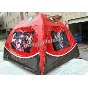 Red PVC Tarpauline Inflatable Event Tent Igloo For Exhibition , Inflatable Marquee