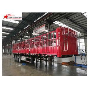 China Cargo Stake Side Wall Semi Trailer 60T Heavy Duty Load supplier