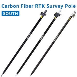 China GPS RTK GNSS Telescópico Rover Pole Fibra de carbono Polo extensible para el Sur GPS Surveying supplier