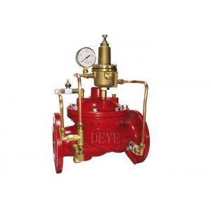 China Cast Ductile Iron Pressure Released Control Valve With Brass Fittings supplier
