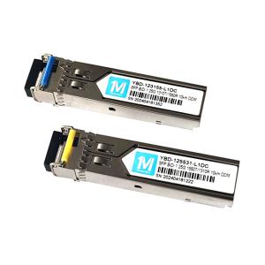 China FTTX 1.25G BIDI 10km 1310nm/1550nm Conector LC Modulo óptico DDM WDM Simplex Transceptor Modulo SFP para red 4g wholesale