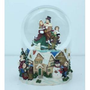 China Home made unique crafts musical Water/Snow Globes christmas music boxes supplier