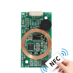 China Modulo de comunicación de doble frecuencia de 125 khz y 13.56 mhz M1 S50 Wiegand UART Interface Modulo de lector de tarjetas inteligentes RFID supplier