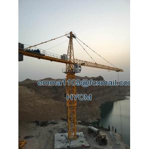 China 16000kg QTZ315 7030 Chinese Tower Cranes With Load Moment Indicator supplier