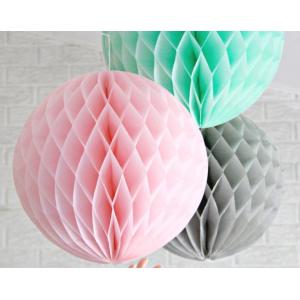 China Honeycomb ball wedding wedding room supplies Europe and the United States paper ball export Round honeycomb wholesale supplier