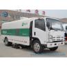 Dust Sunction Isuzu Sanitation Truck , 6 Wheels 4 X 2 3500KG Road Cleaning Truck