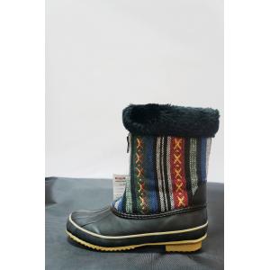 China Warm Sexy Snow Rubber Wool Lined Boots For Women , Working With Ankle supplier
