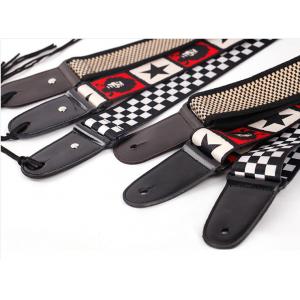 Customize Guitar Strap / Monogrammed Leather Guitar Strap With Buckle 