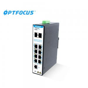 China SFP Managed Gigabit Ethernet Switch 2port 100 / 1000M Automatically Support IGMP supplier