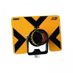 China All-Metal Single Tilt Prism- Fits All 0/-30mm Offset Total Stations Surveying Tool With Case Soft Bag supplier
