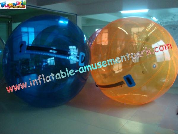Huge 2M diameter Blue color TPU or PVC Inflatable Zorb Ball, inflatable pool