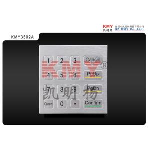 China Interfaz del teclado numérico USB PS2 del metal del montaje del panel 4x4 wholesale