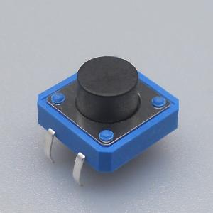 4 Pin Momentary Push Button Switch Thru Hole Terminal With Blue House
