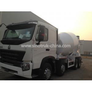 China Sinotruk Howo A7 8×4 Concrete Agitator Truck With 371hp Engine And One Bed supplier