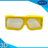 China ABS Frame Plastic Circular Polarized Lenses 3D Theater Glasses With Big Size on sale