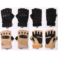 China Military Paintball Half Finger Shooting Gloves For Protection Customized Logo on sale