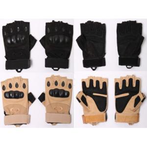 Military Paintball Half Finger Shooting Gloves For Protection Customized Logo