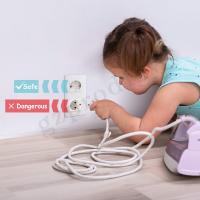 China Prodigy EU Standard Rotatable Electric Protective White Outlet Plug Covers For Child Protection on sale