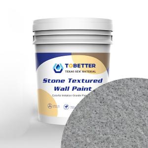 China Decorative Outdoor Stone Paint Exterior Replace Natural Lacquer Acrylic Resin 5l supplier