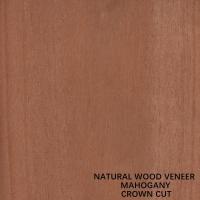 China Furniture And Music Instruments Natural Mahogany Wood Veneer Flat Cut Crown Cut on sale