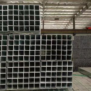 ASTM A53 A36 Hot Dipped Galvanized Steel Tube Zinc Coated Rectangle Hollow Section Pipe