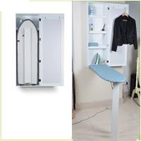 China Apartment W40*D18*H120 Four Shelves Wall Mounted Ironing Cabinet on sale