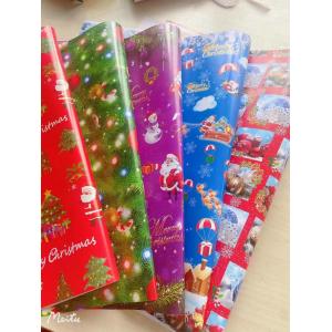 Popular Design Gift Wrap Paper Roll Size 50cm*70cm Christmas Design