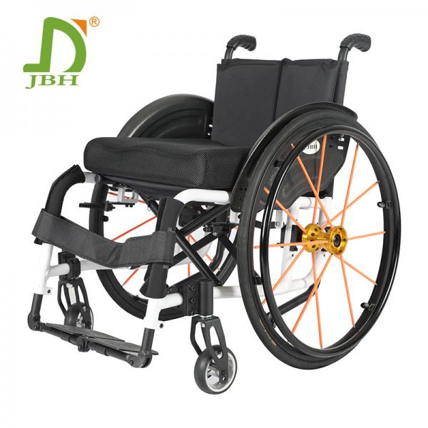 Aluminum Alloy Manual Wheelchairs , Foldable Lightweight Wheelchair