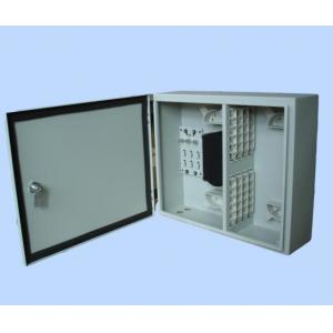 China IP65 Steel SC ST Fiber Optic Distribution Box 48FO ODF Wall Mount Enclosure supplier