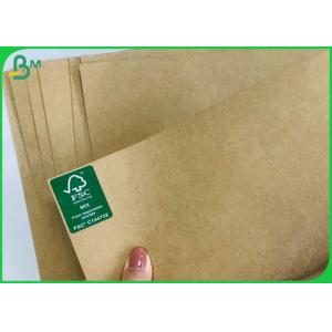 Uncoated Recycled and Virgin Bobina De Papel Kraft 90g to 450g Natural Brown