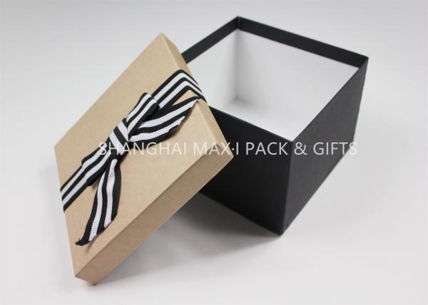 Tiny To Huge Xmas Gift Boxes Black And White For Gifts 7× 7× 4 Textured Art