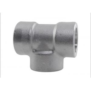 China ASTM A182 Socket Weld Reducing Tee , SS 304 1  X 1 / 2  Class 6000 Stainless Steel Reducing Tee supplier