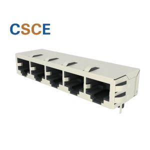5921S OEM/ODM portuários protegidos metal da série RJ45 Jack Ganged 5 disponível