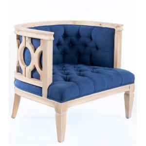 China French style craved linen fabric wooden solid event chair for weddings parties executive occasional design and supplier