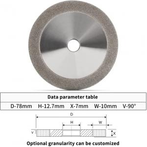 Centerless Cylindrical CBN Grinding Wheel Diamond Surface Hard