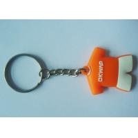 Coloured Key Tags keyrings Promotional Rubber Items With Sport Jersey Design
